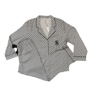 Victoria's Secret NWT Reindeer Flannel Pajama Set Size M